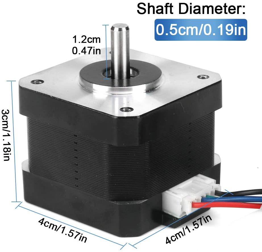 Ru / Eu] 3Db Nema 23 Léptető Motor 57X76Mm 23Hs8430 1.8Nm 270 Oz-In 3A