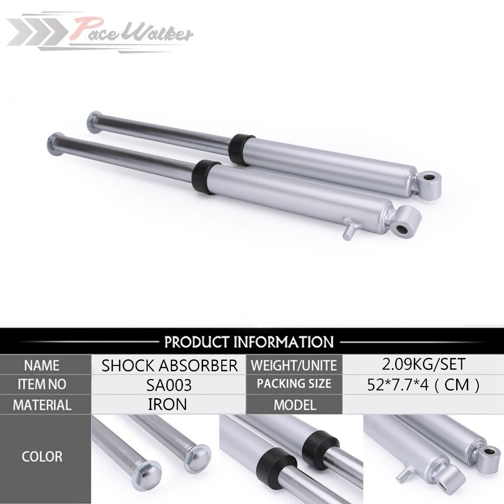 Front Fork Shocks Set For Yamaha PW50 PW Peewee 50 - 480mm Length, Direct Replacement