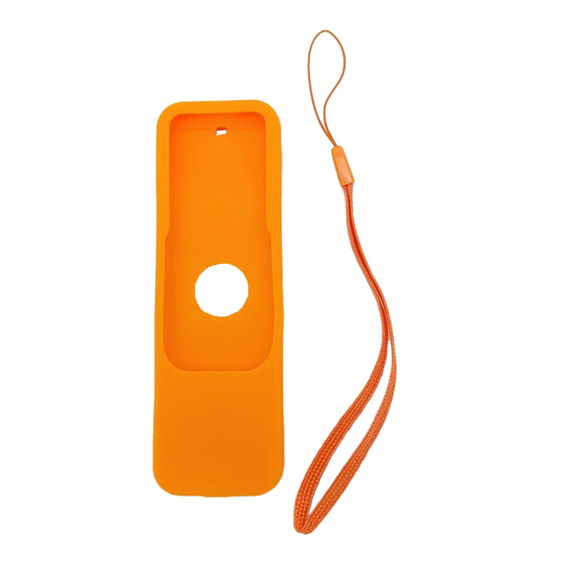 Colorful Silicone Protective Case Cover Anti-fall Skin for Apple TV 4 Remote Control Dust-proof Waterproof Protector Cover: Orange