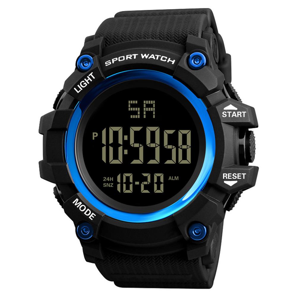 Casual Mannen Horloges Digitale Multifunctionele 30M Sport Waterdicht Mode Elektronische Klok Horloge Relogio F4: B