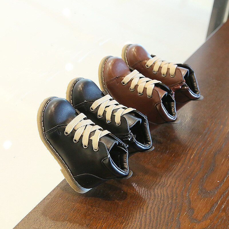 Kinder martin boots jongens enkel leren laarzen meisjes schoenen kinderlaarzen maat 21-30 smg 139