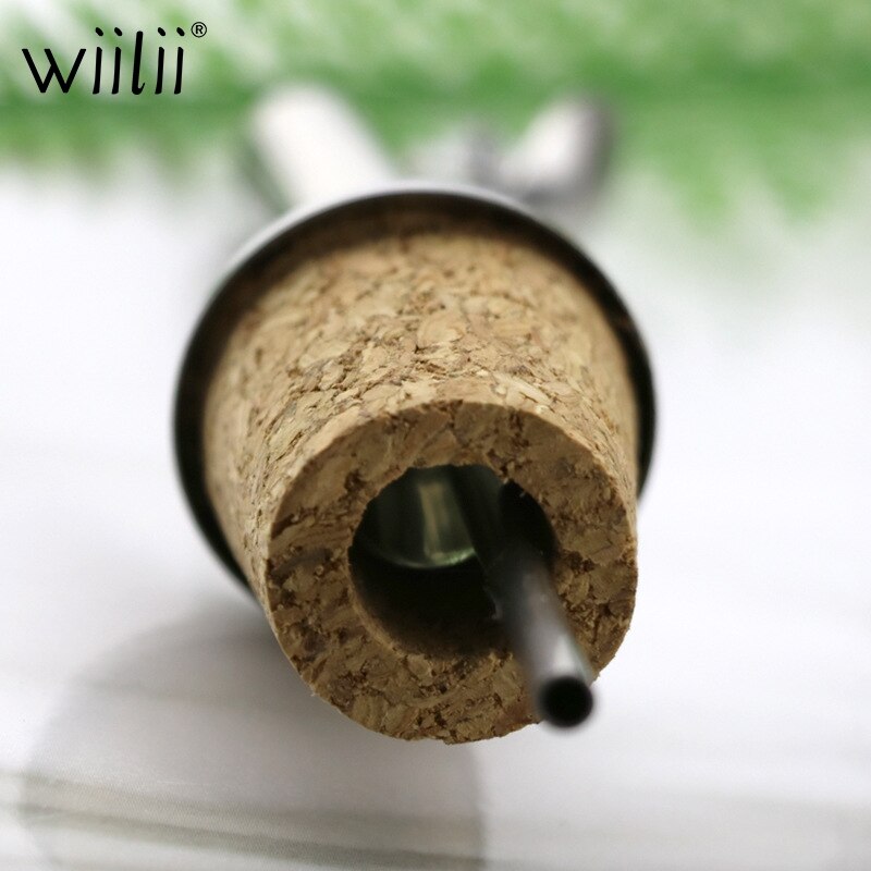 1PC Stainless Steel Oil Bottle Spout Pourer For Flask Red Wine Pot Bottle Cork Plug Mouth with Stopper Olive Pourer Dispenser