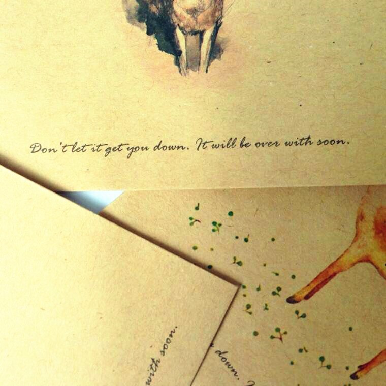 10pcs/lot cute Deer series kraft paper envelopes letter Paper Envelope Craft post vitations for office school