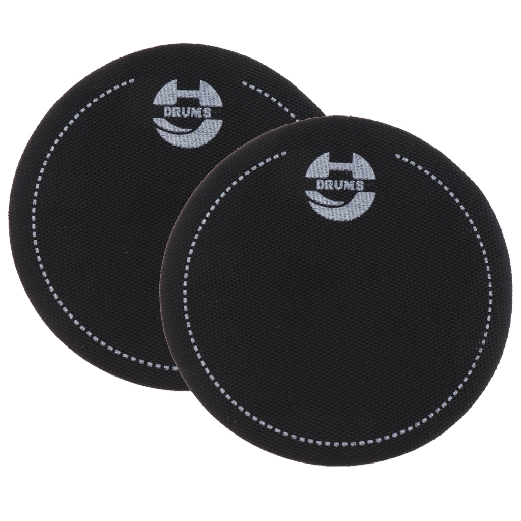 2 Pieces Single Step Bass Drum Patch For Drumheads Kick Pad Spare Parts