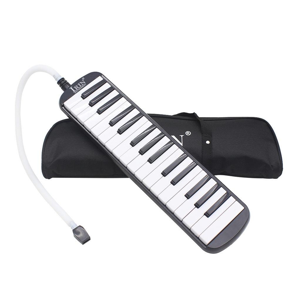IRIN 32 Key Piano Style Melodica with Carrying Case Organ Accordion Mouth Piece Blow Key Board