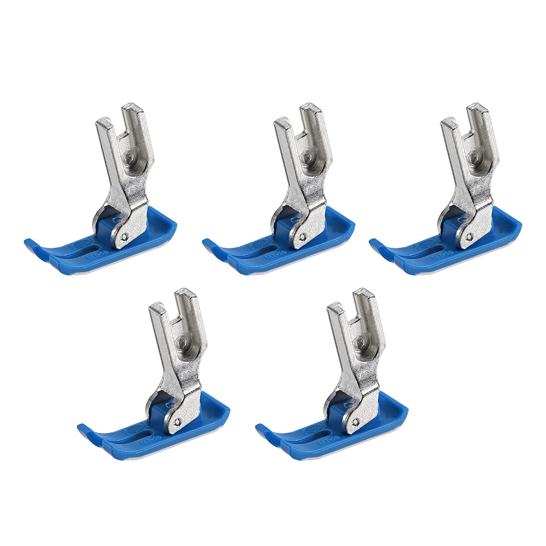Uxcell 5/15/30 Uds prensatelas MT18 máquinas de coser industriales Extra finas precisas blancas/Rojas/azules de plástico y acero