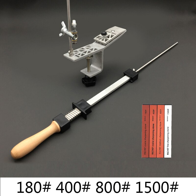 Fixed Knife Sharpener Sharpening stone Kitchen Sharpening system Angle Honing Diamond Grinder 80-3000# Whetstone: GT-B-4R
