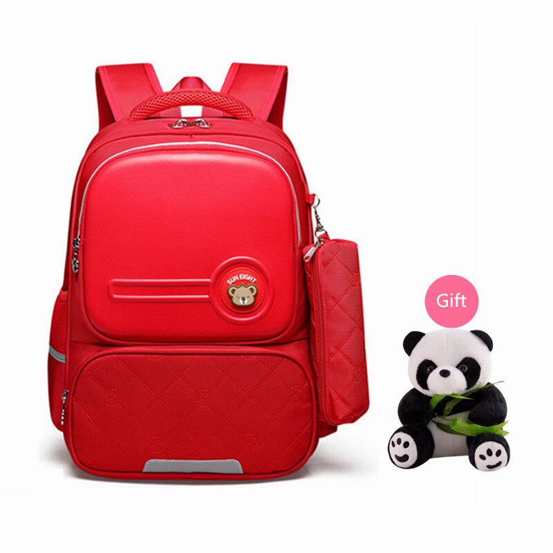 OKKID children school bags for girls cute korean style kids pink bag orthopedic school backpack for boy waterproof bookbag