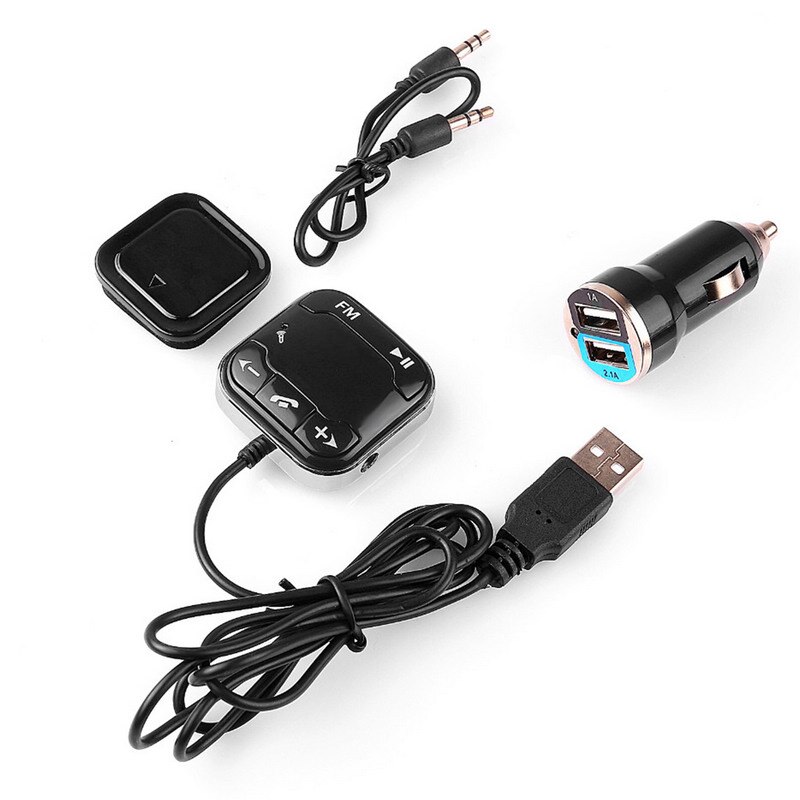 Auto Fm-zender Mini Lcd Handsfree Draadloze Fm Radio Zender Adapter MP3 Speler Auto Kit Ondersteuning Voor Tf Card