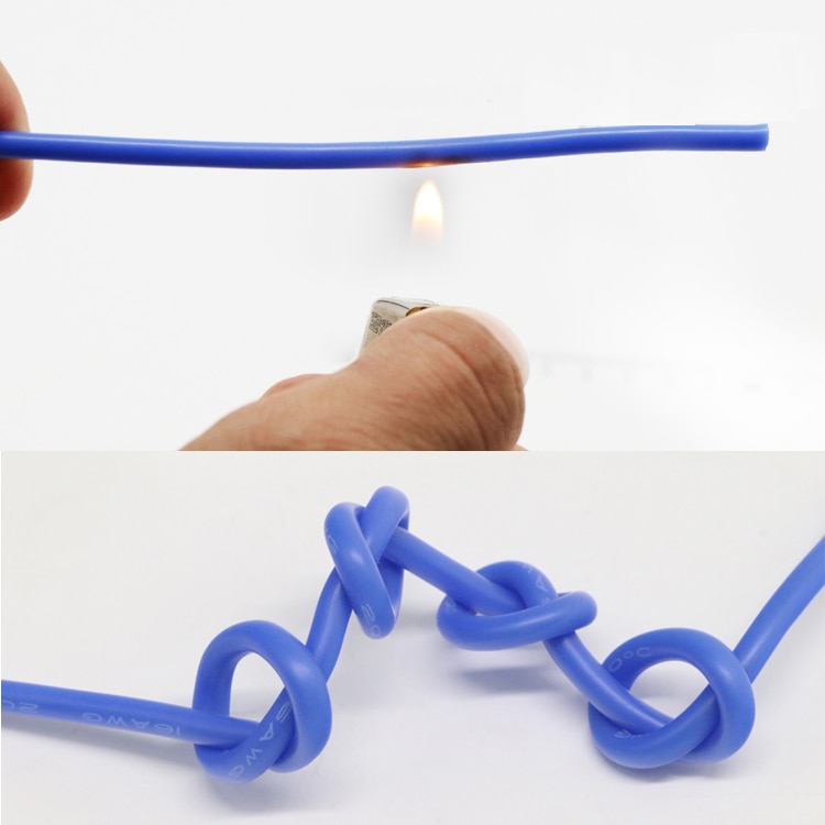 15AWG Silicone Draad 1.5mm Vierkante Geïsoleerde Flexibele Elektrische Kabel Heatproof Vertind Koper Silicagel Zachte DIY Core Test Lijn