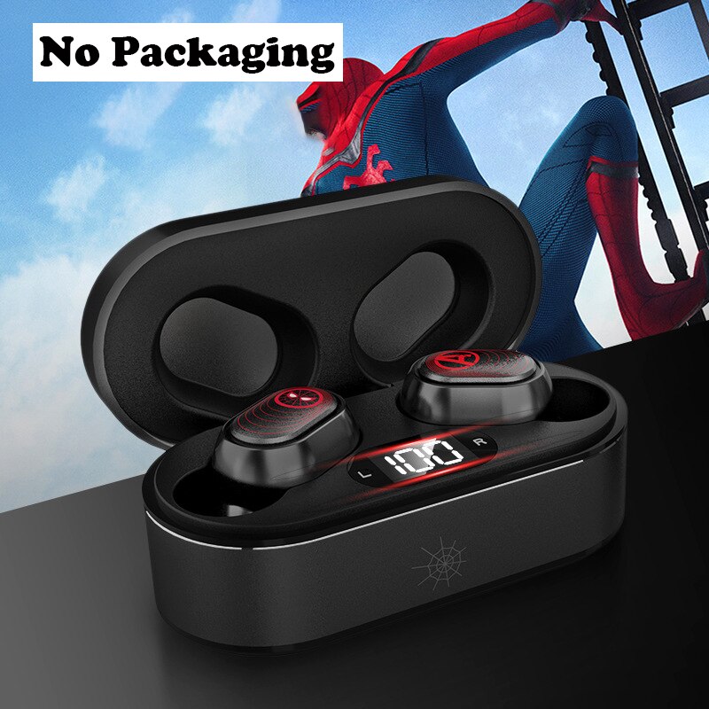 ASHATA Bluetooth Ohrhörer - Kabellos, IPX4 Wasserdicht, Mit Ladekoffer