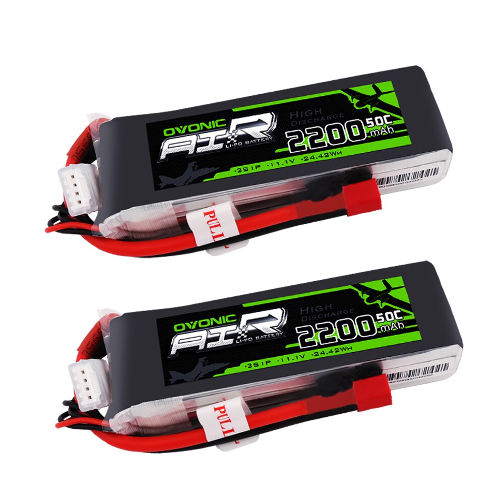 Paquete de baterías Lipo Ovonic 50C 3S 11,1 V 2200... Grandado