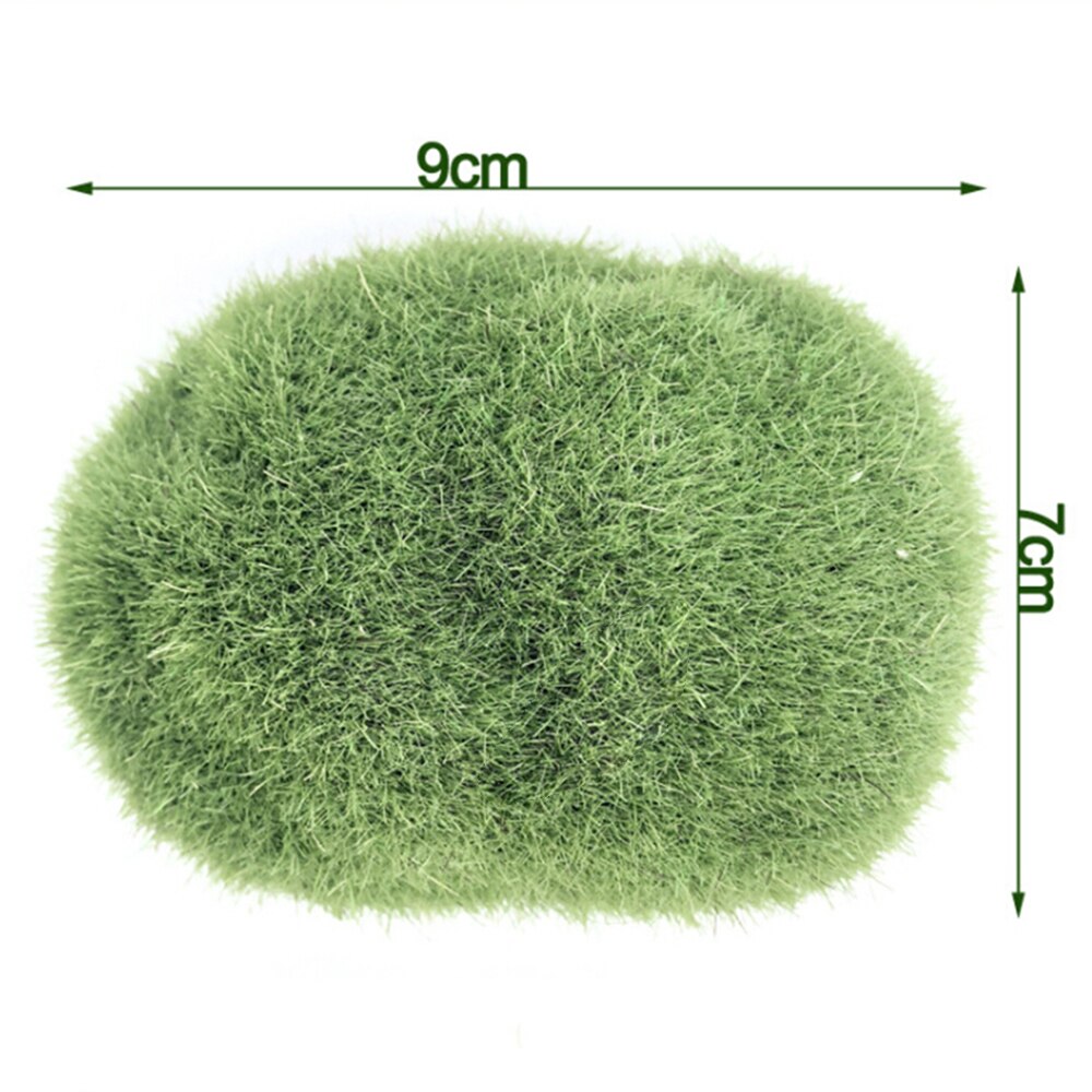 10 Pcs Artificial Moss Balls Simulation Plant Simulation Plant DIY Decoration For Window Home Office Plant Wall Decor