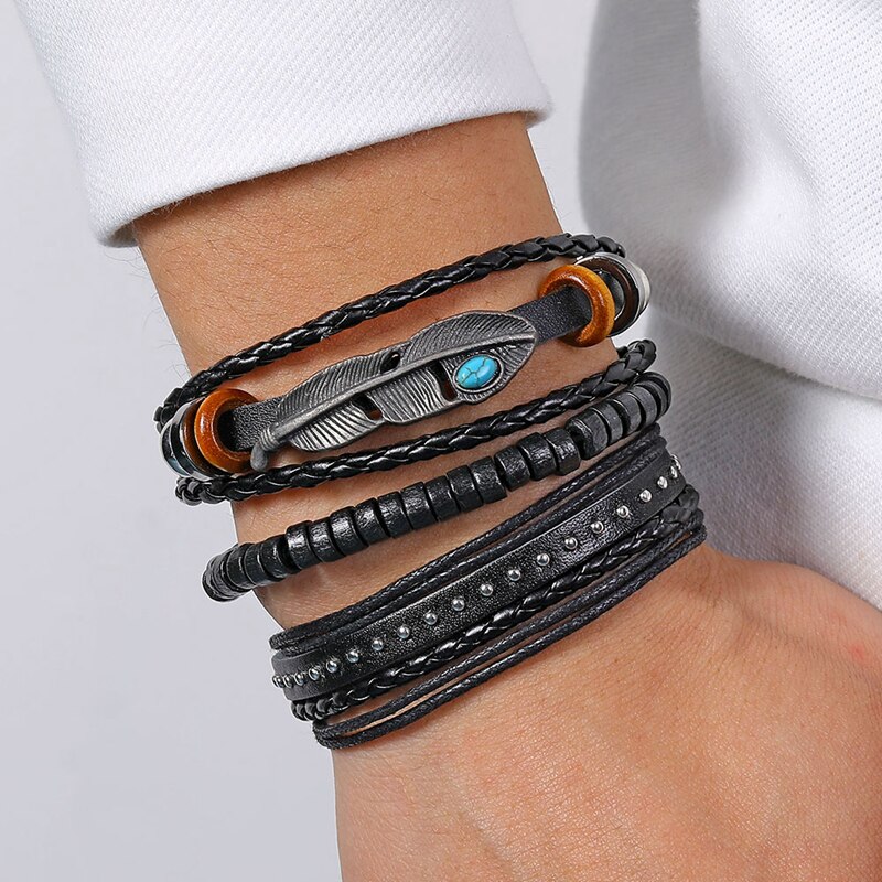 17IF bracelet homme men bracelet bracelet cuir homme bijou homme lot bracelet bracelet tissu bracelet corde bracelet: IFS00729