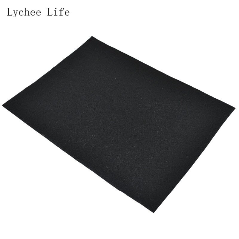 Lychee Life A4 Self Adhesive Velvet Fabric Solid Color Synthetic Patchwork Fabric For Garment DIY Sewing Crafts: 3