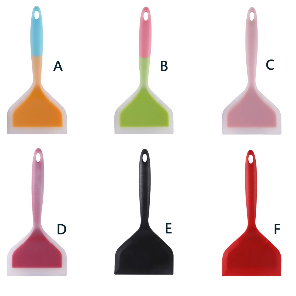 Silicone Kitchen Utensils Spatula Meat Egg Kitchen Scraper Pizza Cooking Tools Non-stick Shovel