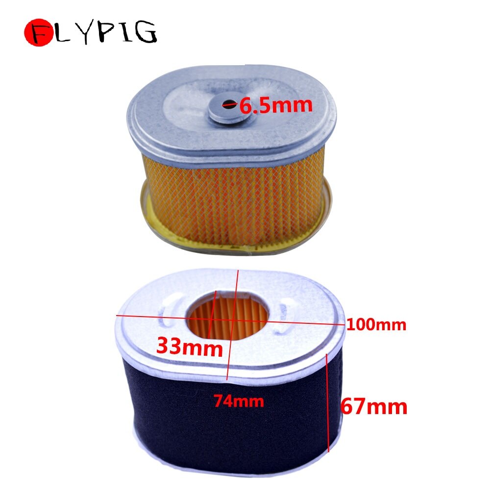 2Pcs Air Filter Cleaner For Honda 5.5HP 6.5HP GX140 GX160 GX200 Engine Element