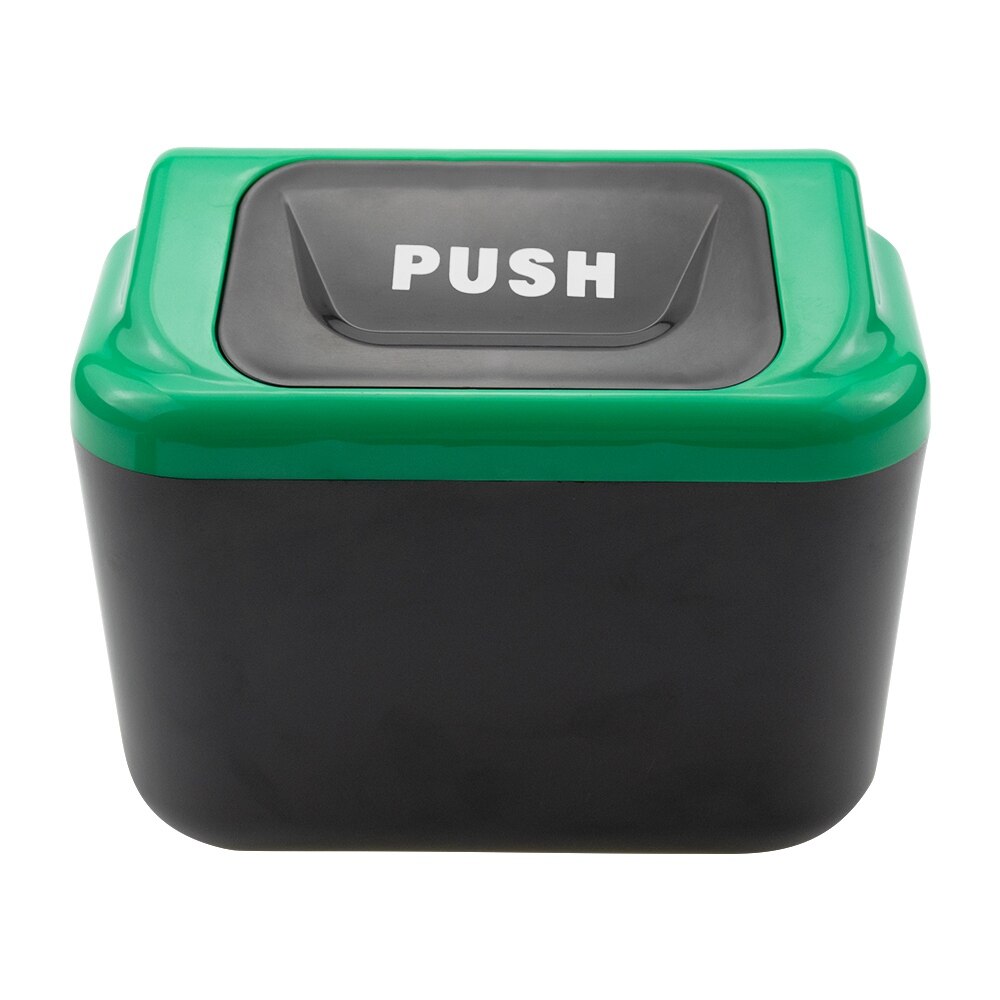 Garbage bag for car Car bin trash can storage box Car debris bucket Plastic waste Double open Plastic waste container