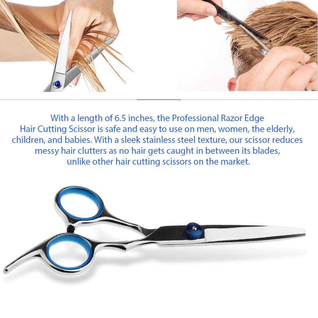 Tijeras profesionales para salón peluquería corte de pelo/adelgazamiento, barba bigote tijeras para recortar herramienta