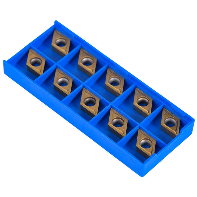 10pcs CNC Carbide Tips Inserts Blade Cutter Lathe Turning Tool With Box Wood Working Machine