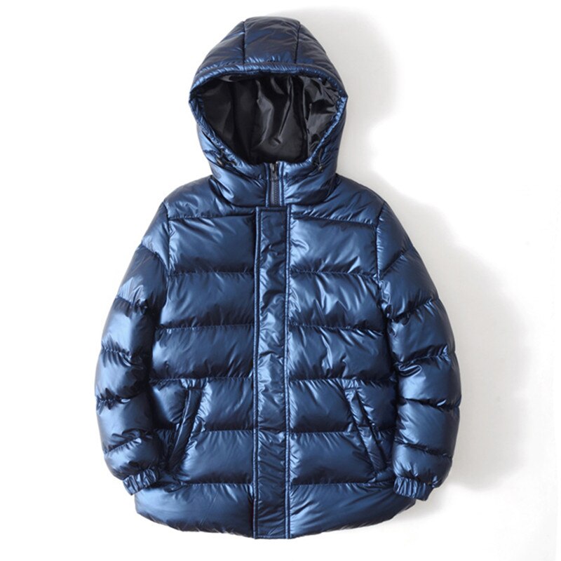 Kinderen Jongens Winter Jassen Warme Jas Casual Hooded Stevige Waterdichte 8-19T Jongen Jassen: blue / 9