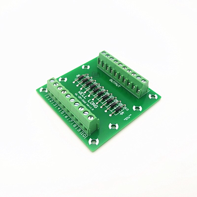 Diode Protection Terminal Block IN4007 1A/1200V Diode Terminal Block.
