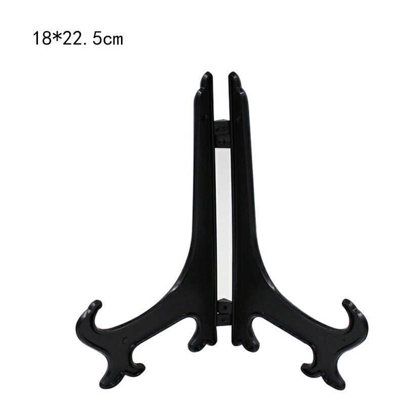 1pcs Portable Easels Plate Holders Display Stand Stander Picture Frame Photo Tools Display Dish Rack Home Decoration: 9 inch