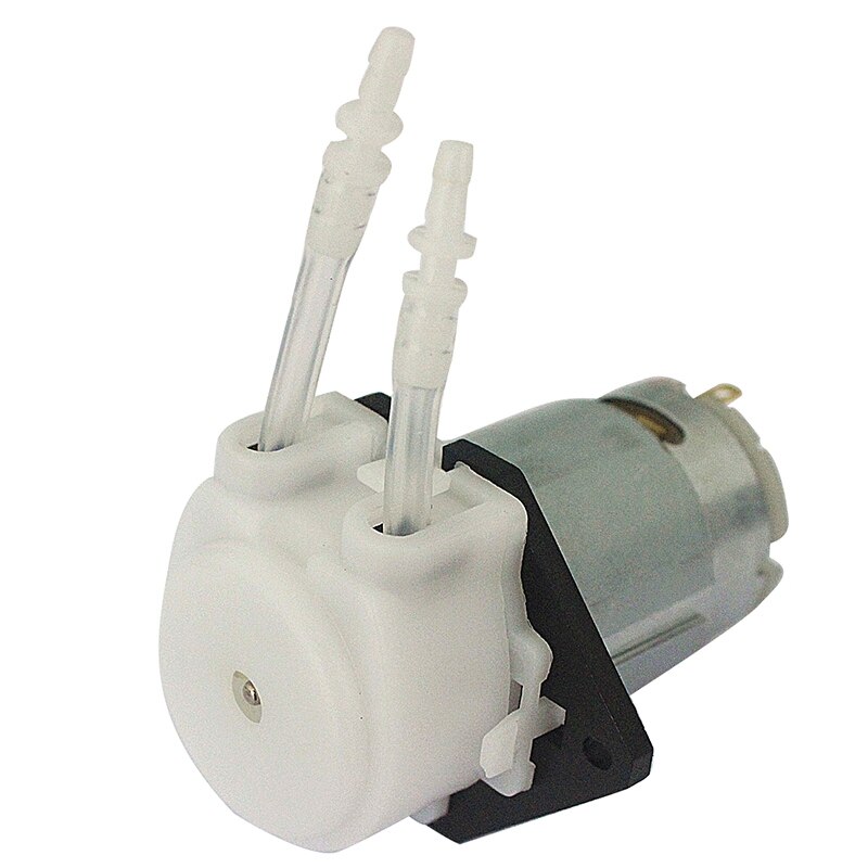 Pompe péristaltique 12V petite pompe à eau électrique Miniature pompe de titrage pompe doseuse de laboratoire pompe auto-amorçante cc 107 Ml/Min