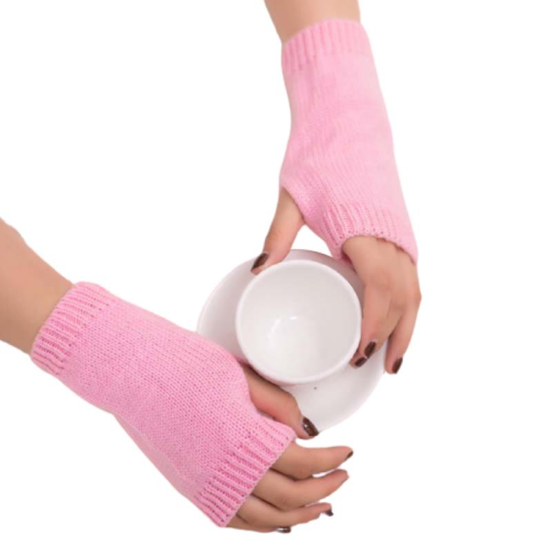 1 Paar Winter Gebreide Handschoenen Vrouwelijke Vingerloze Handschoenen Zonder Vingers Vrouwen Kasjmier Warme Winter Handschoenen Hand Pols Warmer: 09