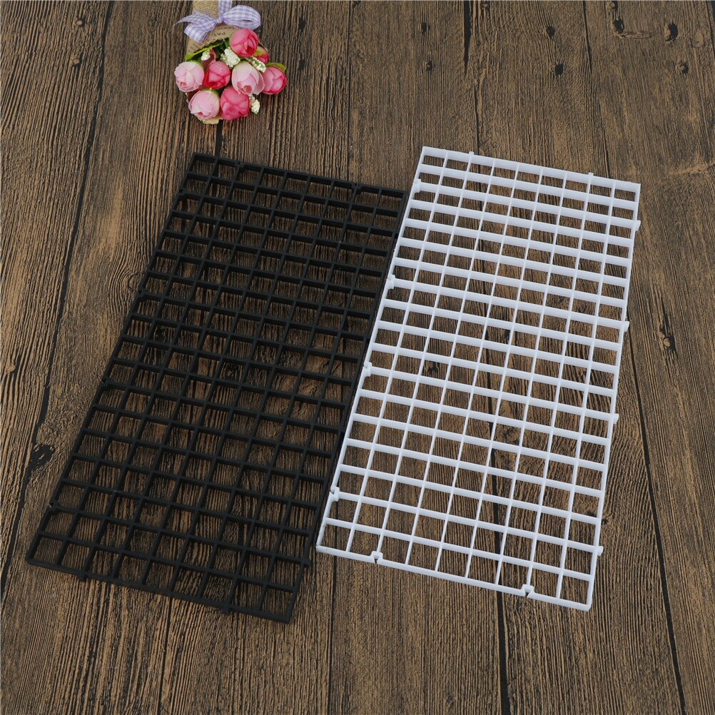 Fish Tank Durable Plastic Fish Grid Divider Holder Tray Egg Crate Aquarium Tank Filter Bottom Isolate Pane