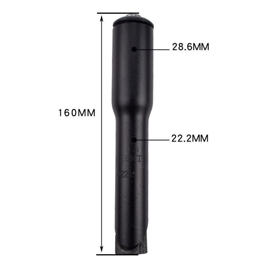 Aluminiumlegierung Fahrrad Vorbau Steigleitung Adapter 1 1/8' φ22,2mm 25,4mm 160mm Fahrrad Vorbau Verlängerung Fahrrad Feder Vorbau Adapter: verrotten