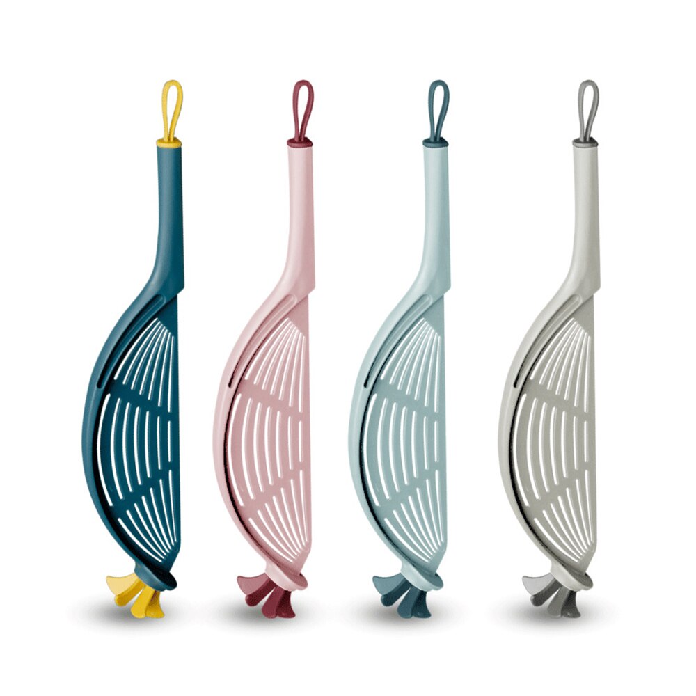 Kitchen Rice Drainer Washing Stirring Sieve Household Plastic Rice Washer Noodle Fruit Cleaner Multifunctional Colander Tools