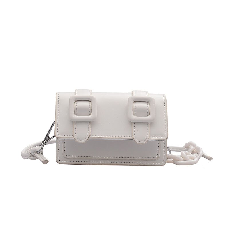 Portemonnee En Handtas Voor Vrouwen Leuke Lederen Coin Pouch Wallet Candy Kleur Meisjes Portefeuilles Dames Mini Clutch Bag: WHITE