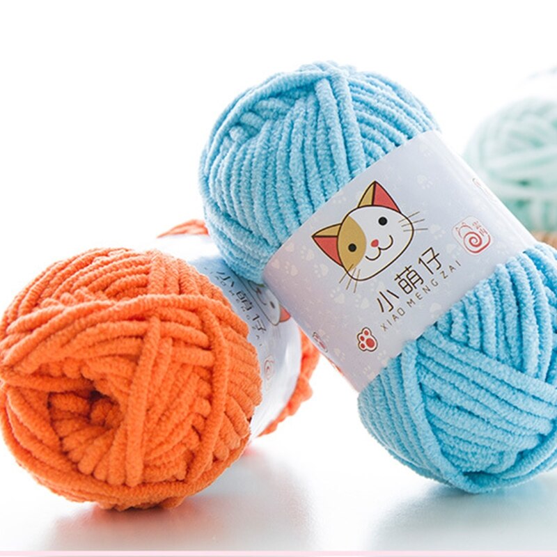 Polyester Handgemaakte Garen Huidvriendelijke Breien Garen Vrouwen Diy Shawl Sjaal Handschoen Deken Hoed Haak Draad Levert