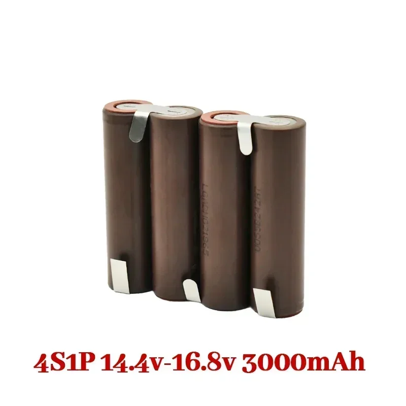 18650 HG2 3000mAh 6000mAh 20amps 3S 4S 5S 6S 8S 7.4V 12.6V 14.8V 18V 25.2V 29.6V for Screwdriver Batteries Weld Battery Pack: WHITE