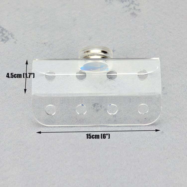 SPS phyto plus coral frag rack stand bracket mini nano strong magnet fix aquarium fish reef tank inclined plane: 15cm with 8 base