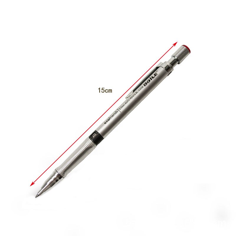 Writing Point 2.0mm Automatic Pencil Drawing Painting Mechanical Pencil Black/Colorful Refills School Office Stationery