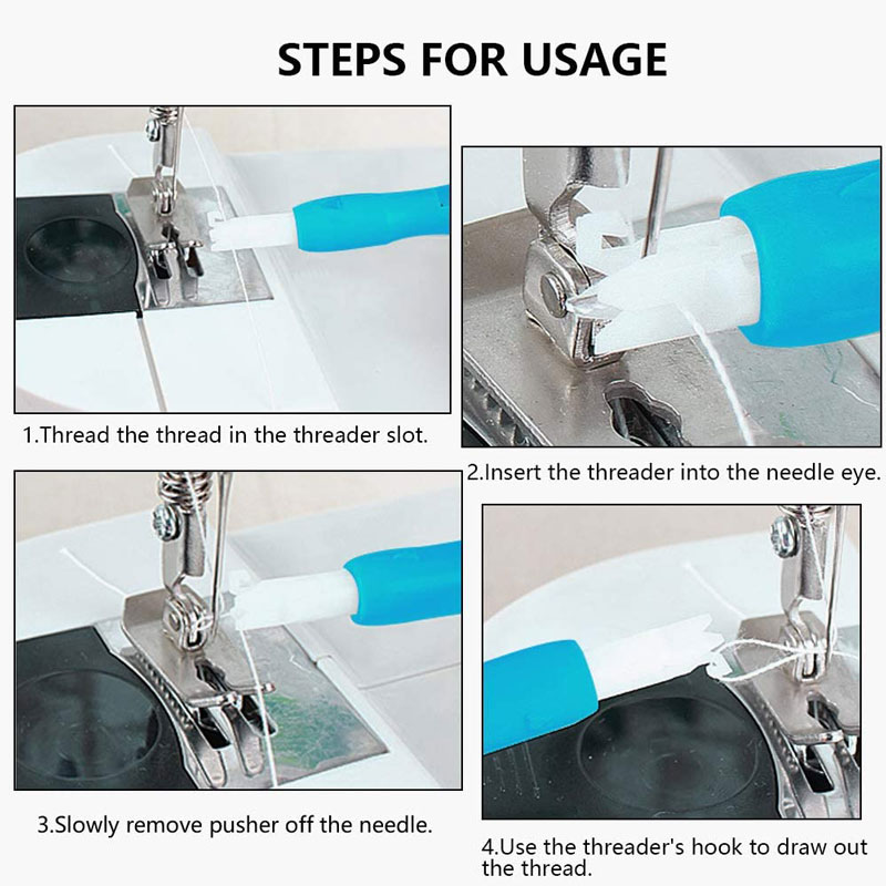1/2 stks Huishoudelijke Naaimachine Threading Apparaat Automatische Naald Inbrengen Machine Threading Machine Naaien Tool Accessoires