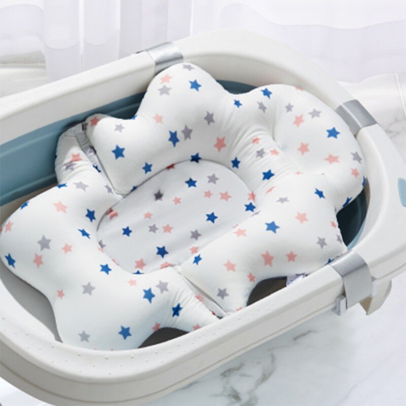 Baby Douche Bad Seat Ondersteuning Pasgeboren Veiligheid Bad Ondersteuning Kussen Opvouwbare Zachte Kussen Comfort Lichaam Kussen: F