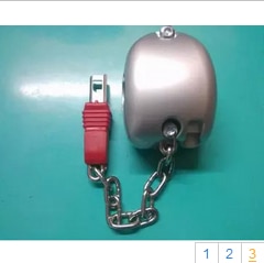 Supermarket shopping cart coin lock brand rh