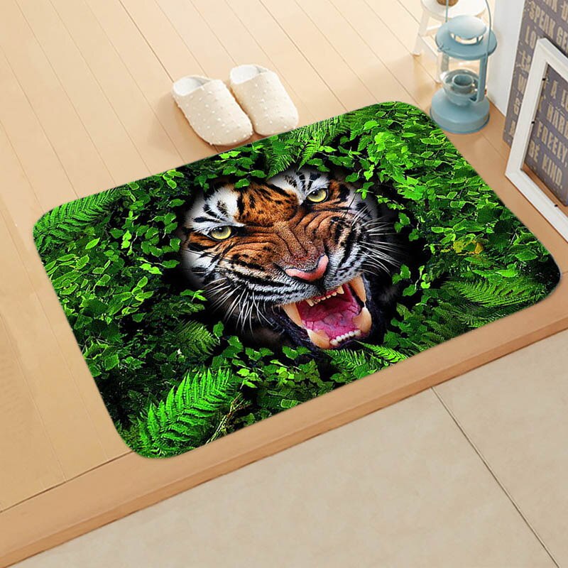 3D dinosaurus print deur mat zachte rand deur mat slaapkamer deur vloer gang mat 40*60cm: 2