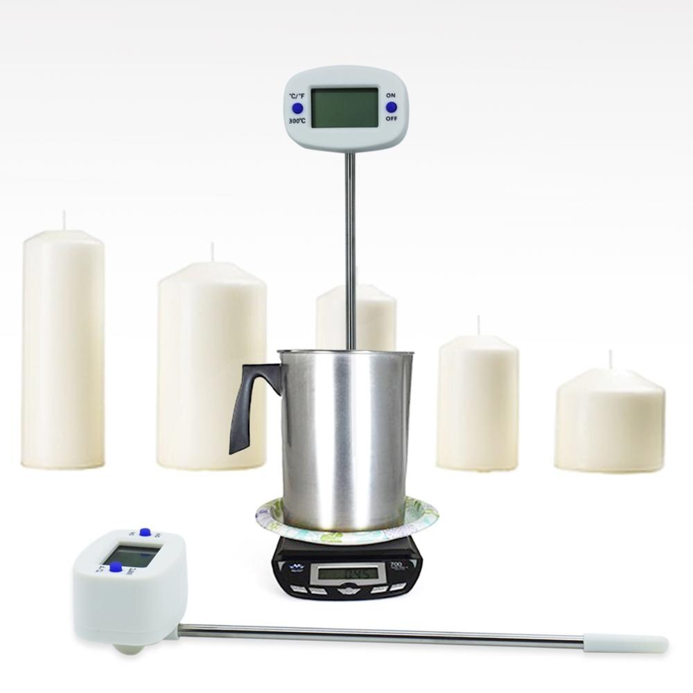 barbecue Termometro di Carne Rotativo a Caldo Digitale Cibo Termometro Acqua Olio Da Cucina Strumento di Cottura Termometro Sonda per tariffa Candela