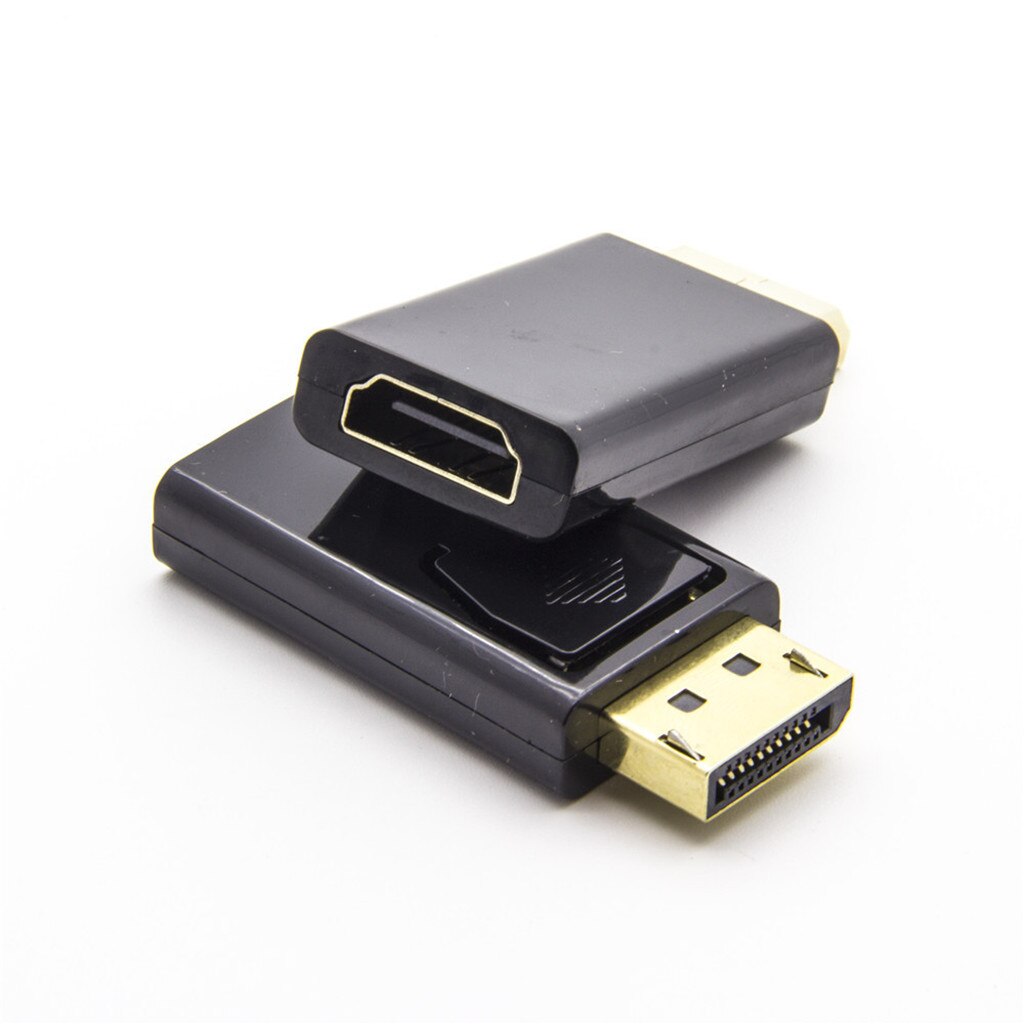 Mini DP Display Port Male To HDMI Female M/M Cable Adapter For Computers Black