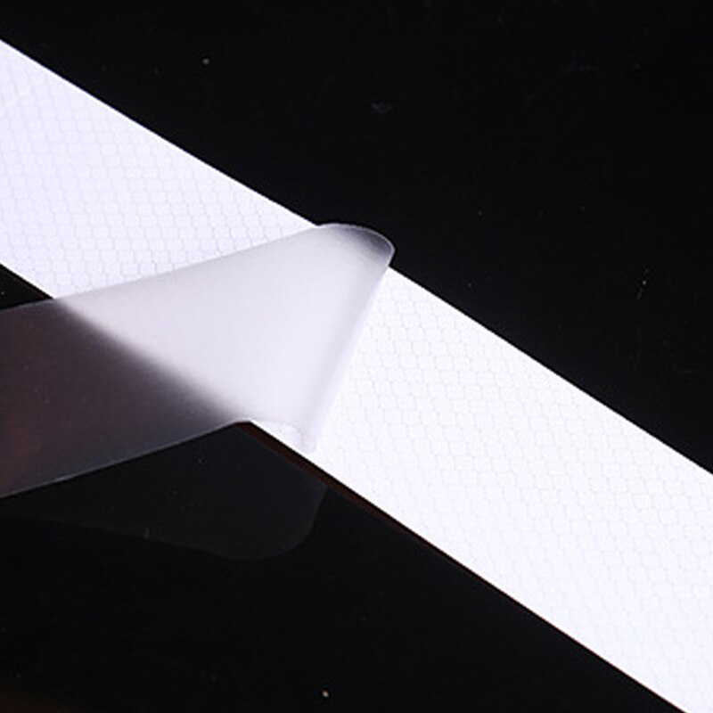 5 cm x 45m dubbele kleuren geruite reflecterende sticker voor waarschuwingstape voor vrachtwagenachterkanten in winkelcentra