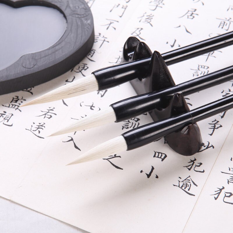 Ruyang Liu Chinese Calligraphy Brush Pen Set Soft Woolen Hair Calligraphy Writing Brush Pen Chinese Traditional Writing Supplies