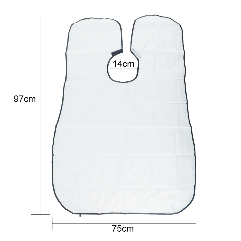 Babero de afeitado de barba impermeable para hombre, delantal de corte de pelo, Kit de aseo, afeitadora, accesorios de baño,