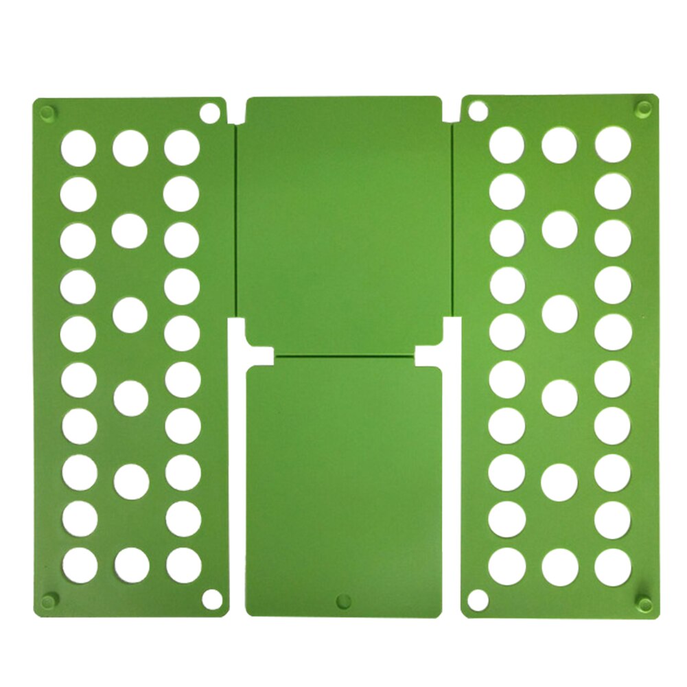 Fast Speed T-Shirt Clothes Easy Fold Organize Multifuncitonal Clothes Folding Board Organzier Plastic Cloth Holder Adult Kids: Green