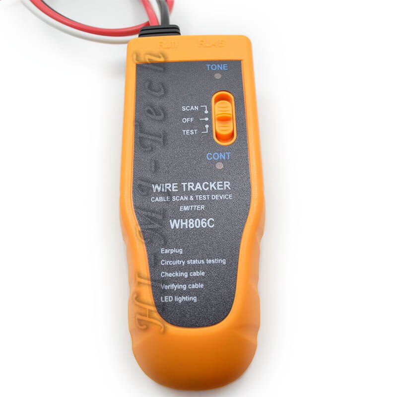 Originele  wh806c lan netwerkkabeltester voor utp stp cat 5 cat 5e cat 6 rj45 rj11 telefoonkabeltracker diagnose toontracer