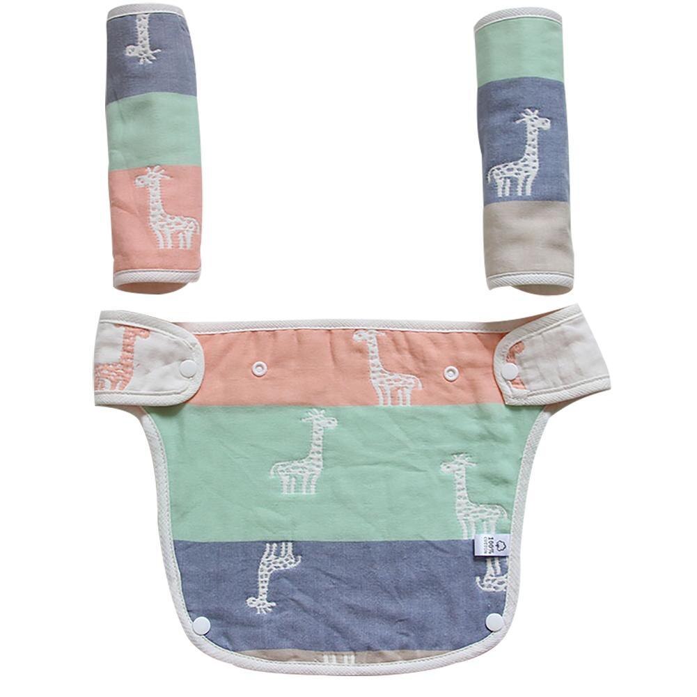 3 teile/satz Baby Taille Hocker Sabbern Zahnen Reversible Baumwolle Pad Multi-funktion Baby Strap Abendessen Bib: gf0171101