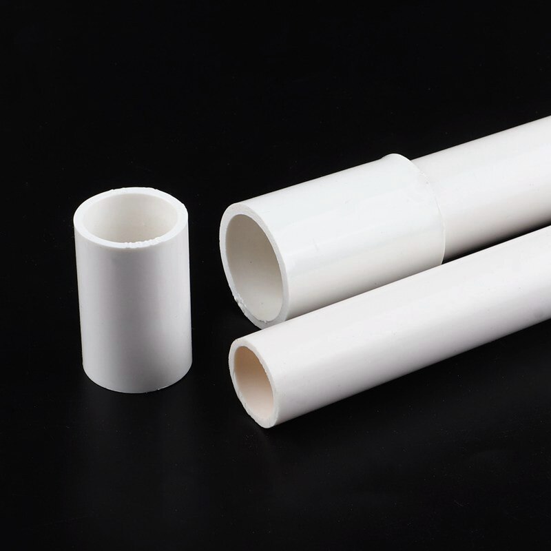 20~50mm White PVC Pipe Connector Direct Aquarium Tank Fittings Water Supply Adapter Irrigation System Garden Water Connectors